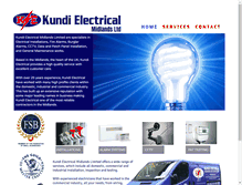 Tablet Screenshot of kundielectrical.com